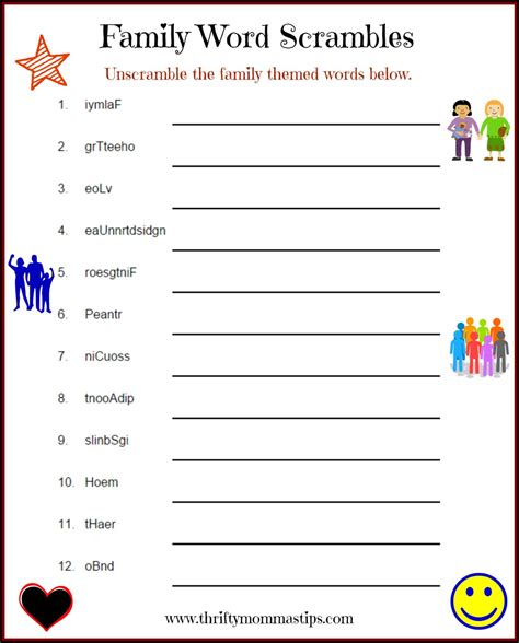 family word games to play.